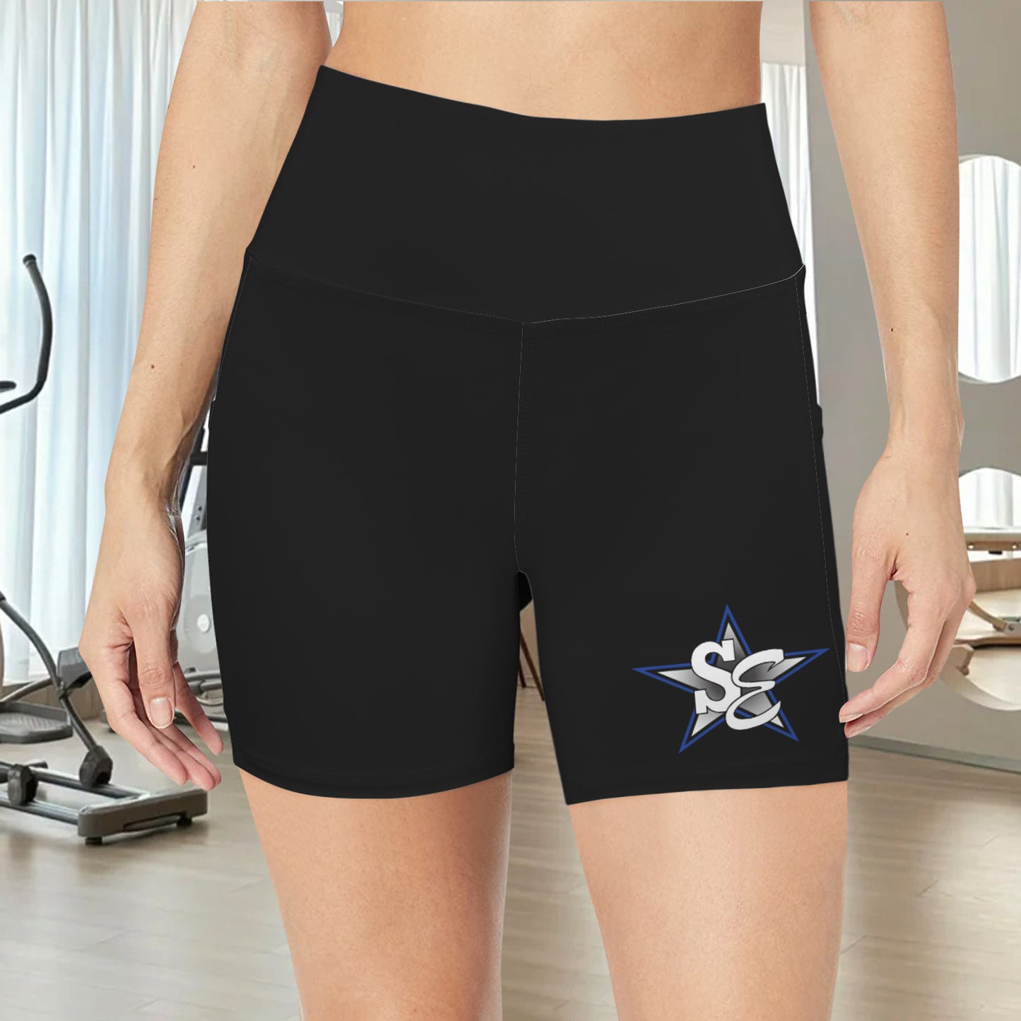 High Waist Deep Pockets Yoga Shorts