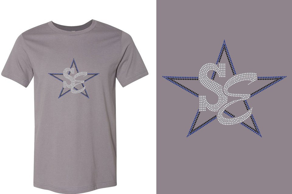 Rhinestones Star Performance Center SE blues Unisex T-shirt