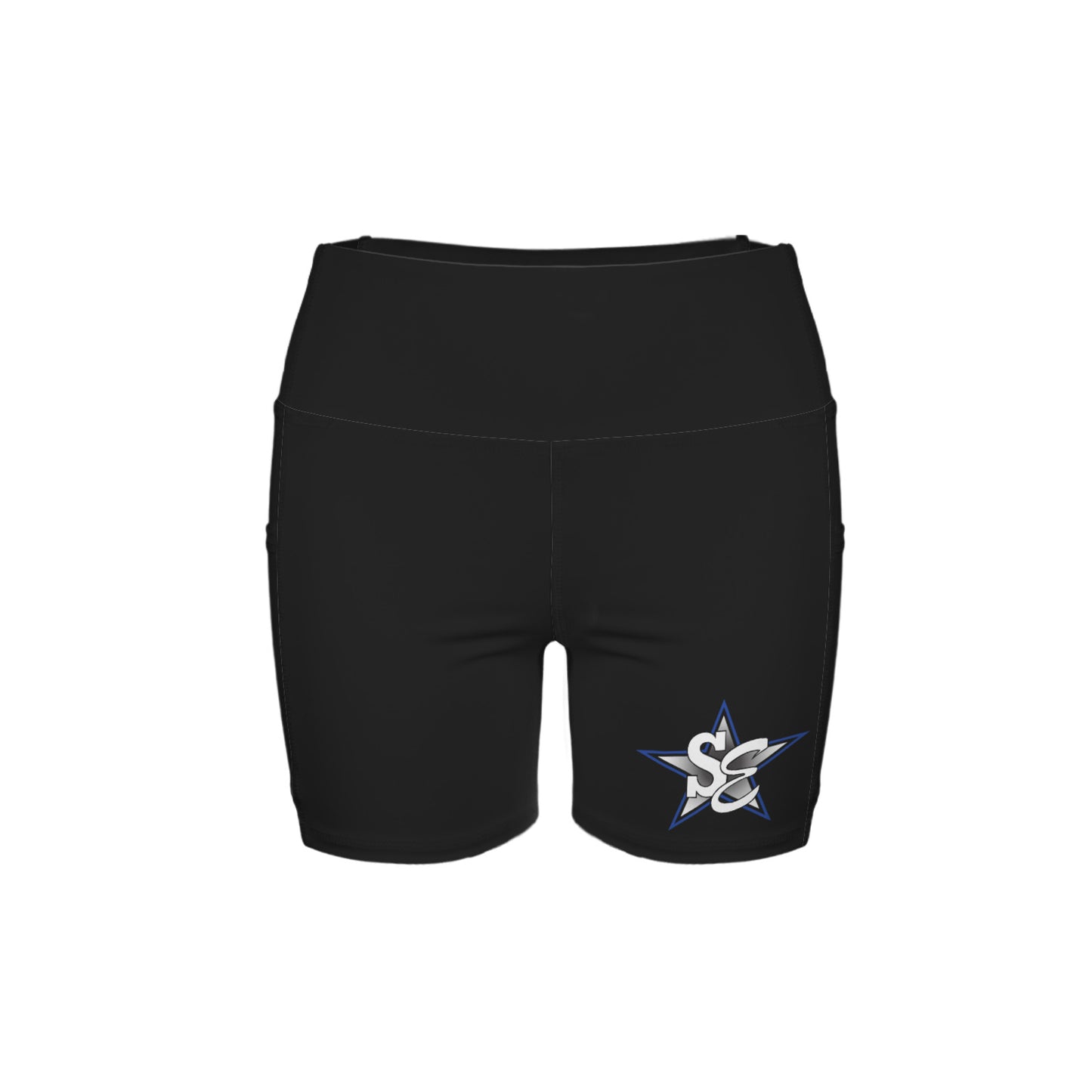 High Waist Deep Pockets Yoga Shorts